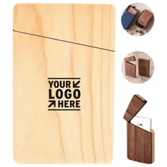 Compact Wooden Card Holder