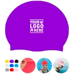 AquaGuard Silicone Swim Cap