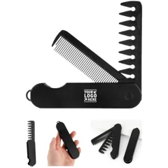 Compact Dual-Style Travel Comb