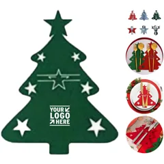 Festive Felt Silverware Holders and Table Decorations