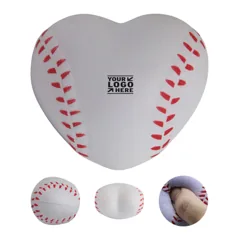 Baseball Heart Stress Relief Ball