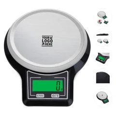 Circular Water-Resistant Kitchen Scale