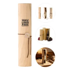 Artisan Wooden Wine Cylinder