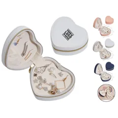 Elegant Heart Jewelry Travel Organizer