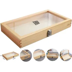 Elegant Wooden Jewelry Display Case