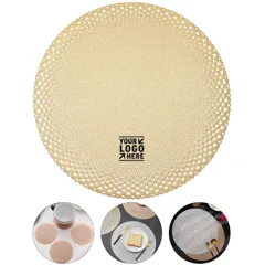 Elegant Round Heat-Resistant Table Mat