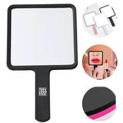 Compact Travel Mirror with Square Handle