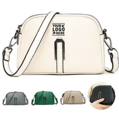 Classic Leather Crossbody Shoulder Bag
