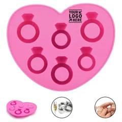 Heart-Shaped Silicone Ice Ring Mold