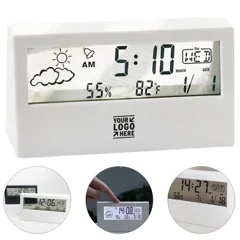 Clear Digital Temperature Humidity Monitor