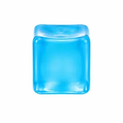 Malt Sugar Ice Cube Squeeze Toy with Gold Glitter Stress 4