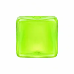 Malt Sugar Ice Cube Squeeze Toy with Gold Glitter Stress 6